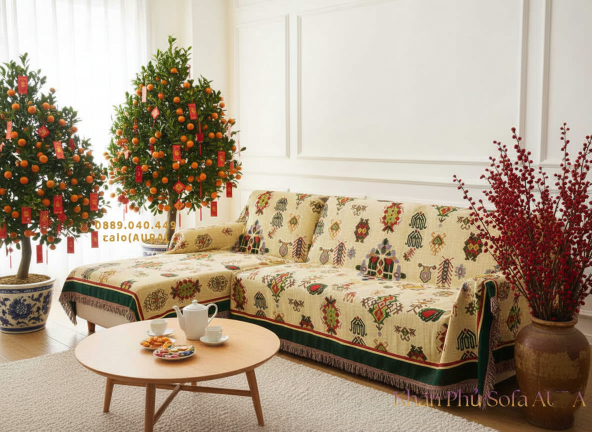 Khăn Trải Sofa Cao Cấp